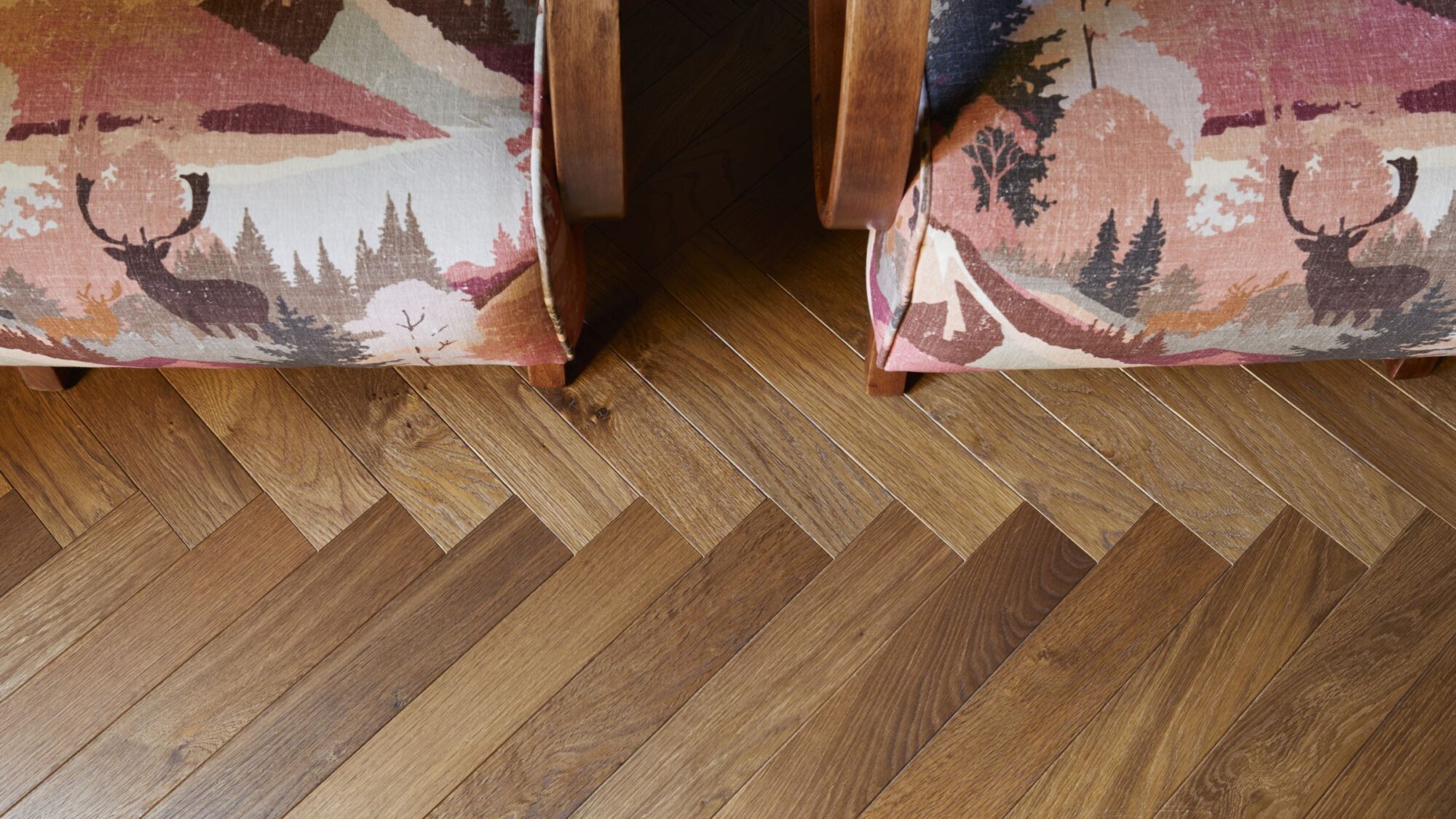 dalton herringbone flooring close up