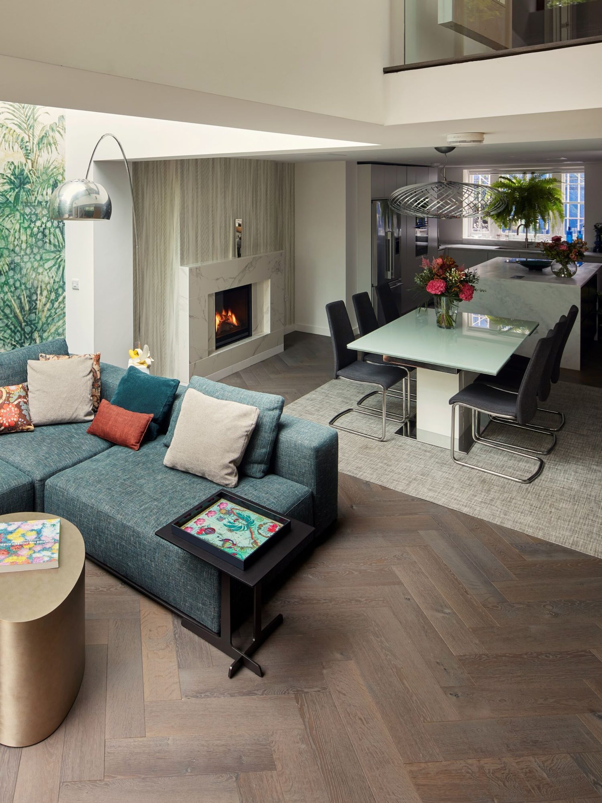 GLEN herringbone livingroom