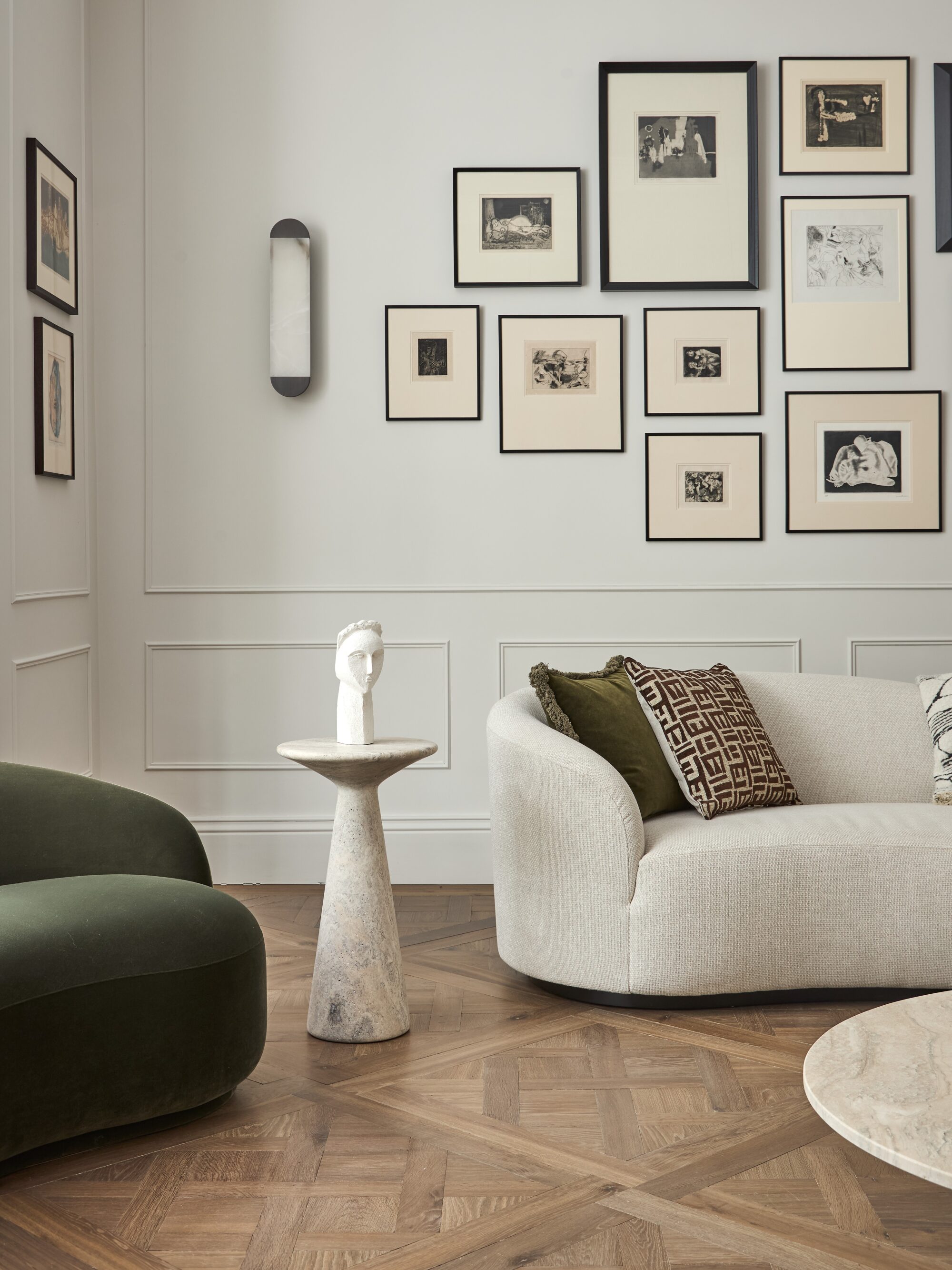 Smoked Oak Versailles Panel Landmark Tredegar