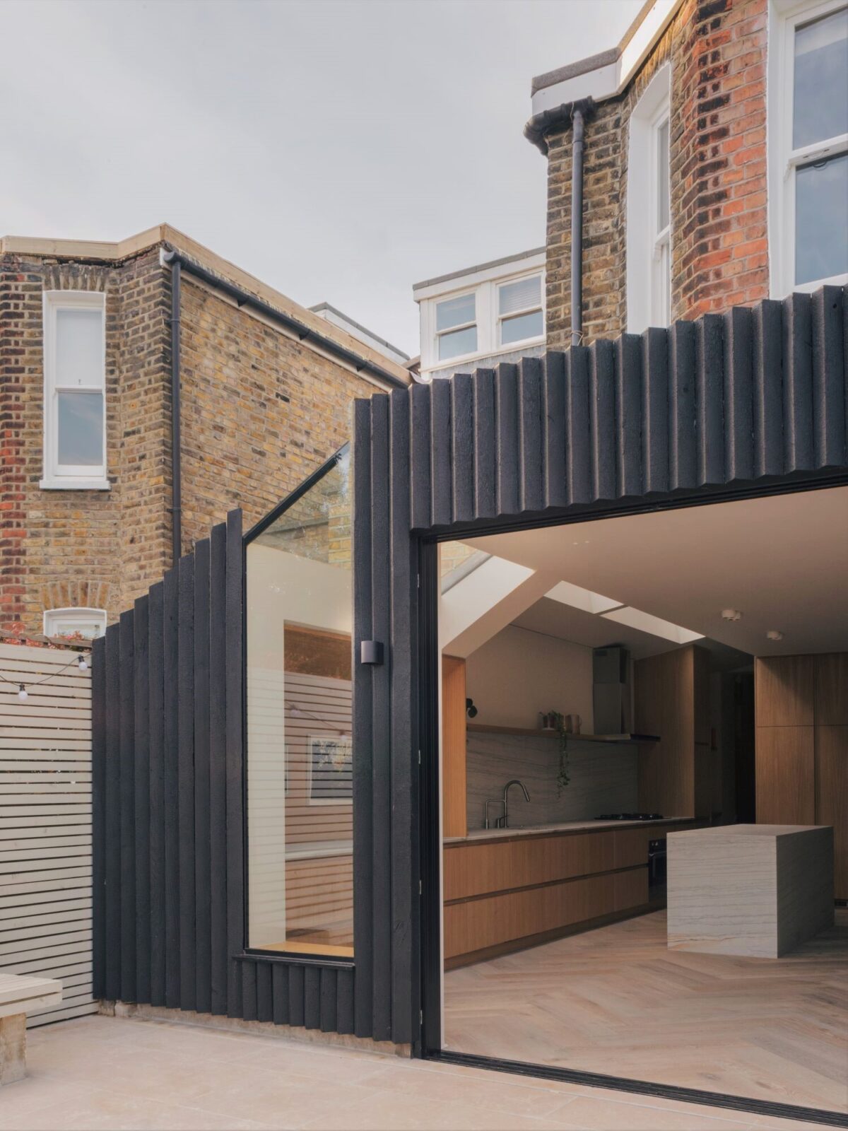 BUTE herringbone kitchen terrace view 2