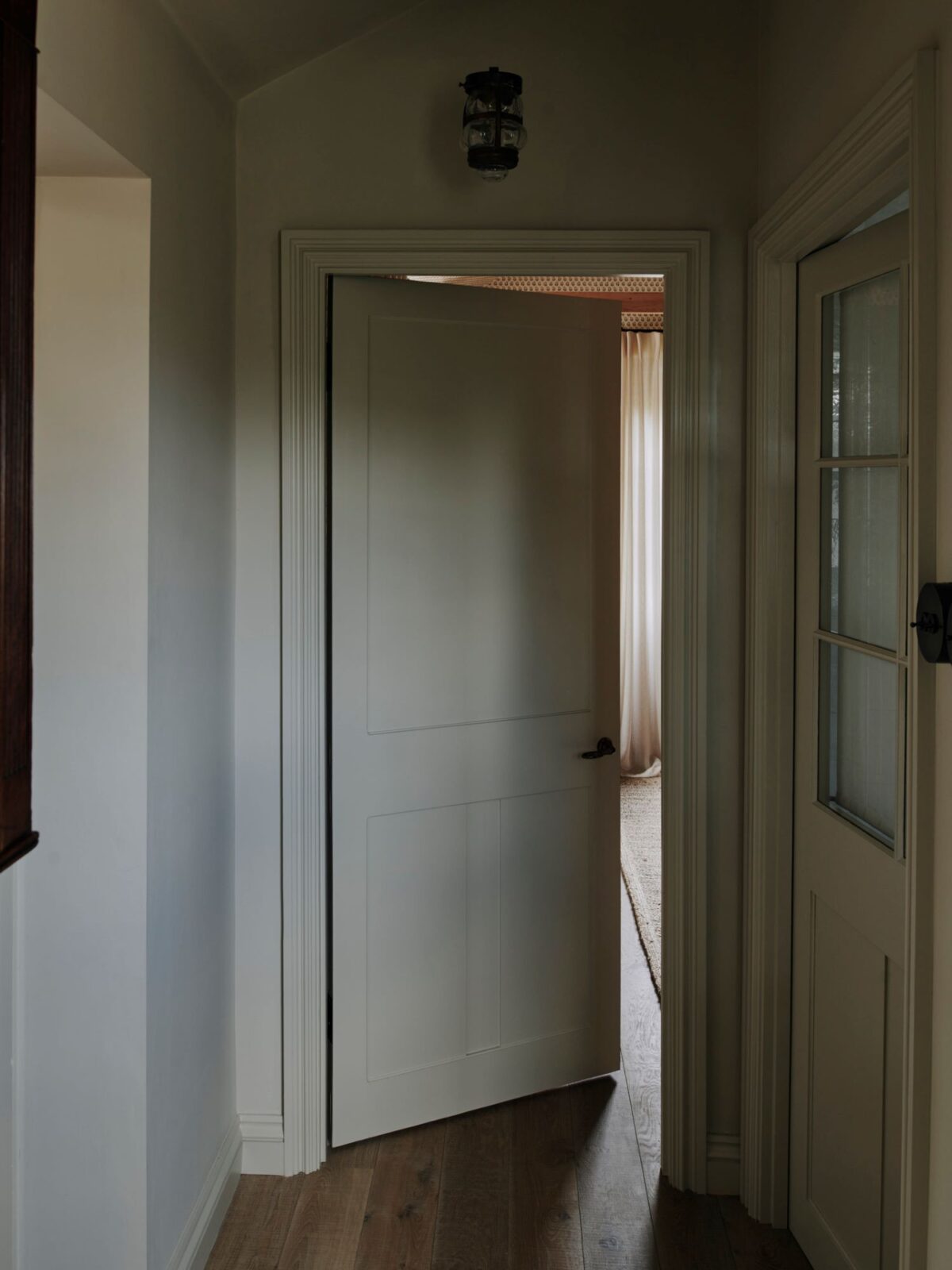 bute natural grade flooring in coach house landing