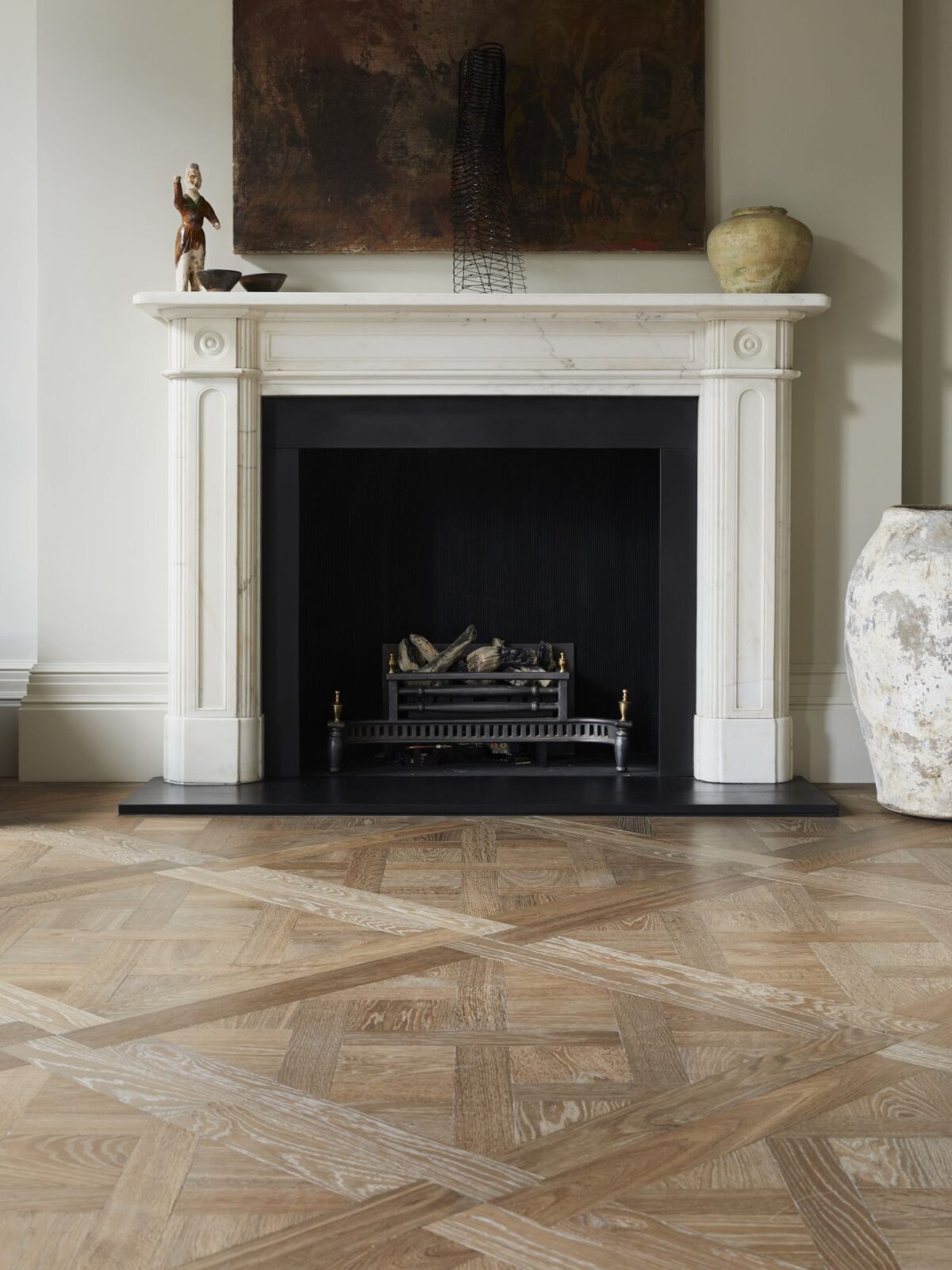 Clapham Townhouse with Oak Versailles Parquet
