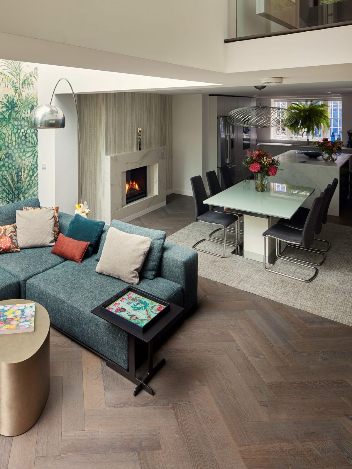 GLEN herringbone livingroom