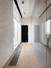 EXTREME WHITE OAK hallway