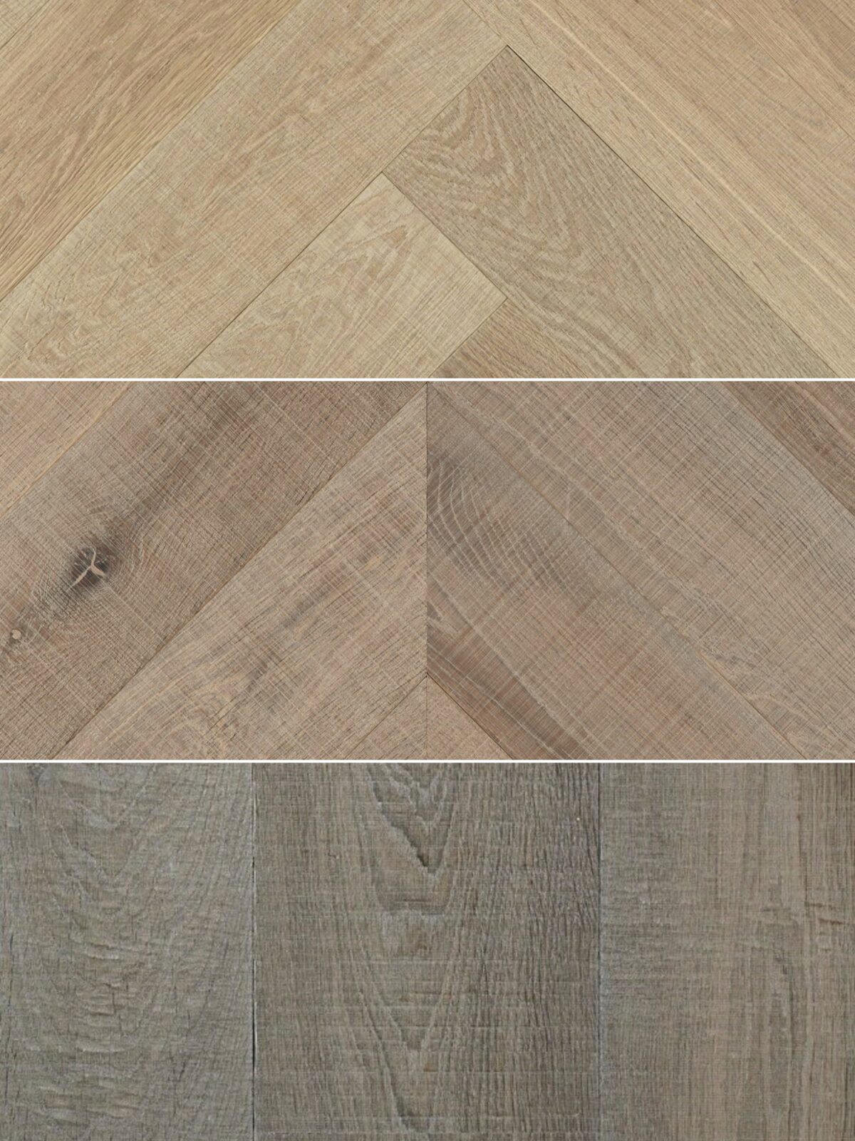 Smoked textured oak tate