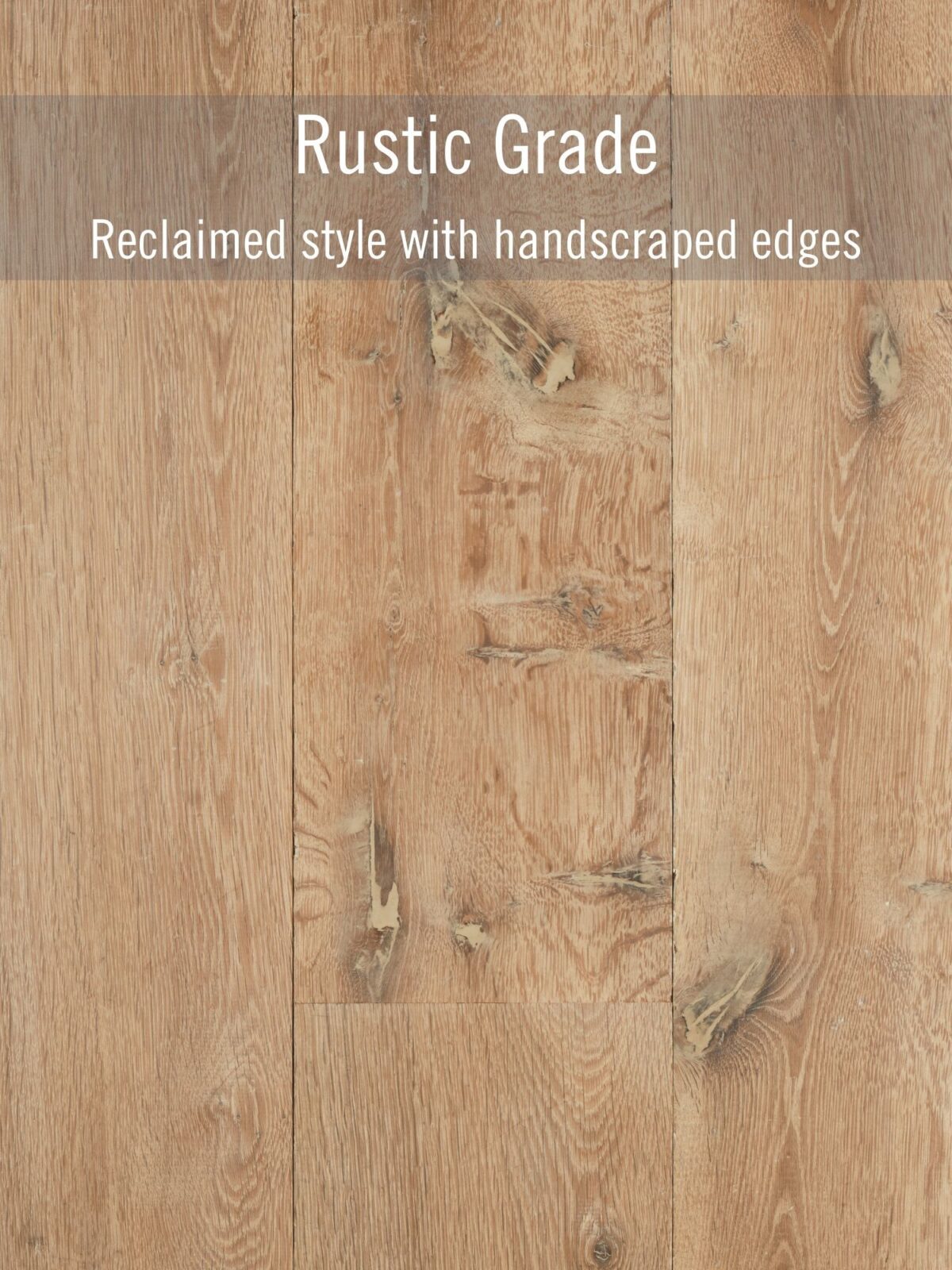 rustic grade flooring - reclaimed style with hand scraped edges
