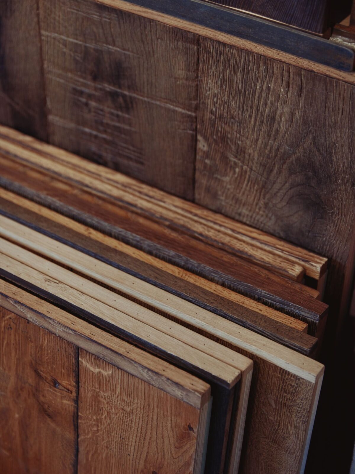 Solid Floor Showroom EAST Spitalfields timber samples