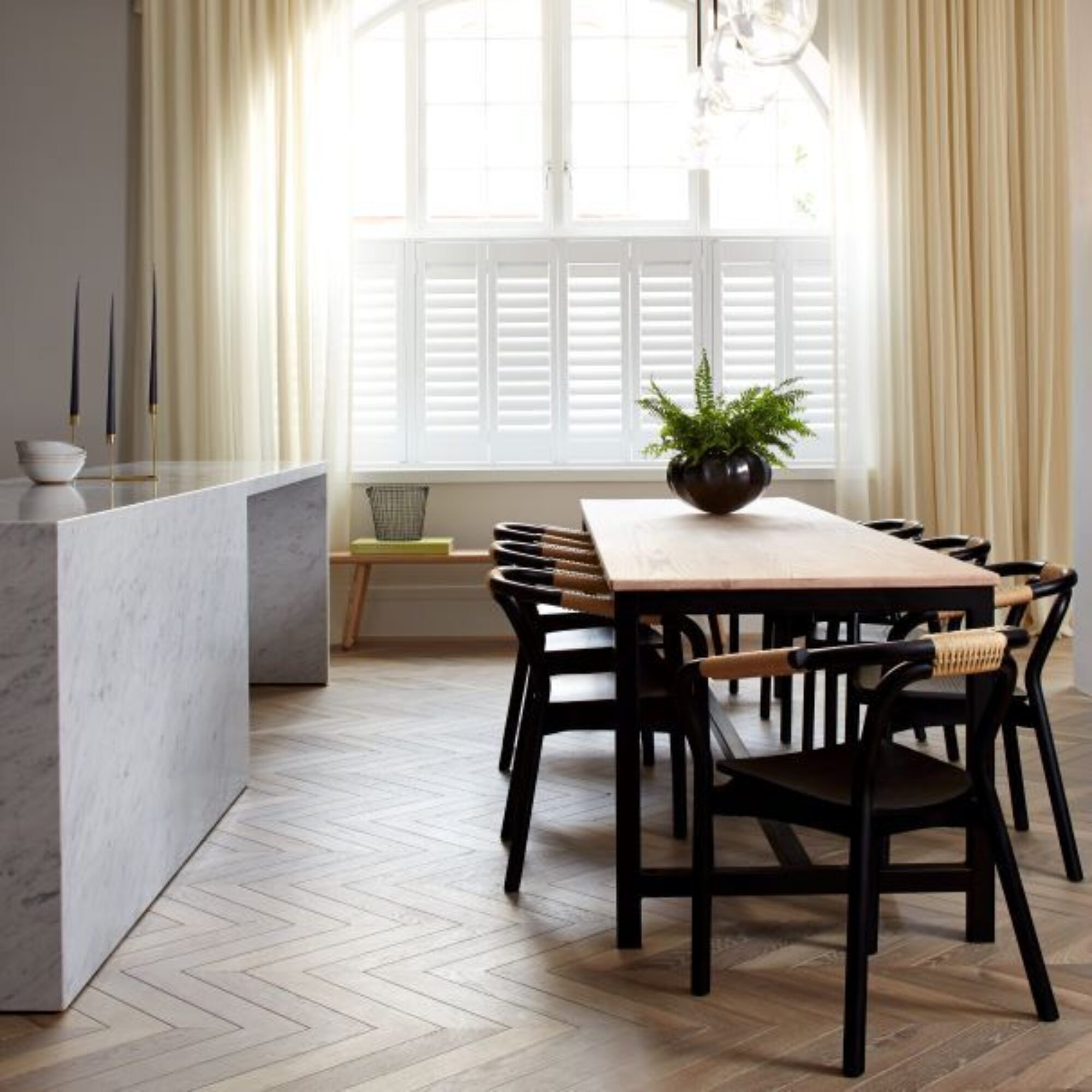 Oak Chevron Dyrham kitchen1 Banda Property