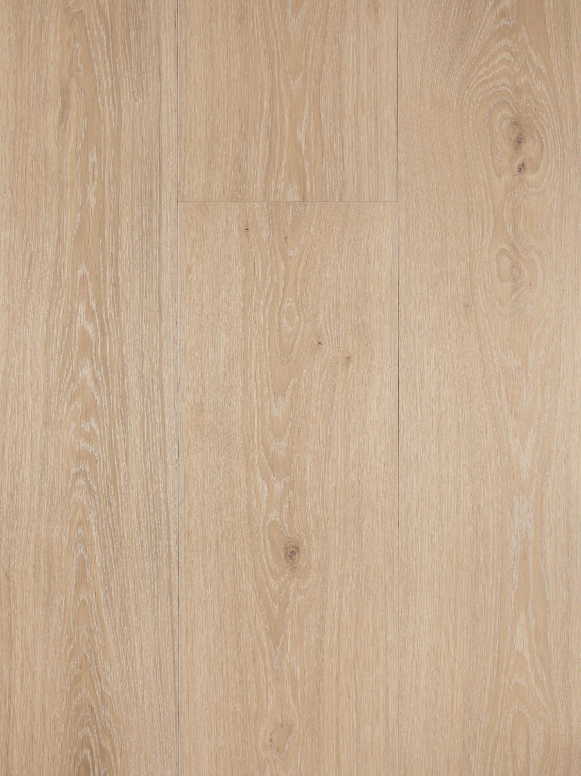 Modern, very light engineered oak flooring