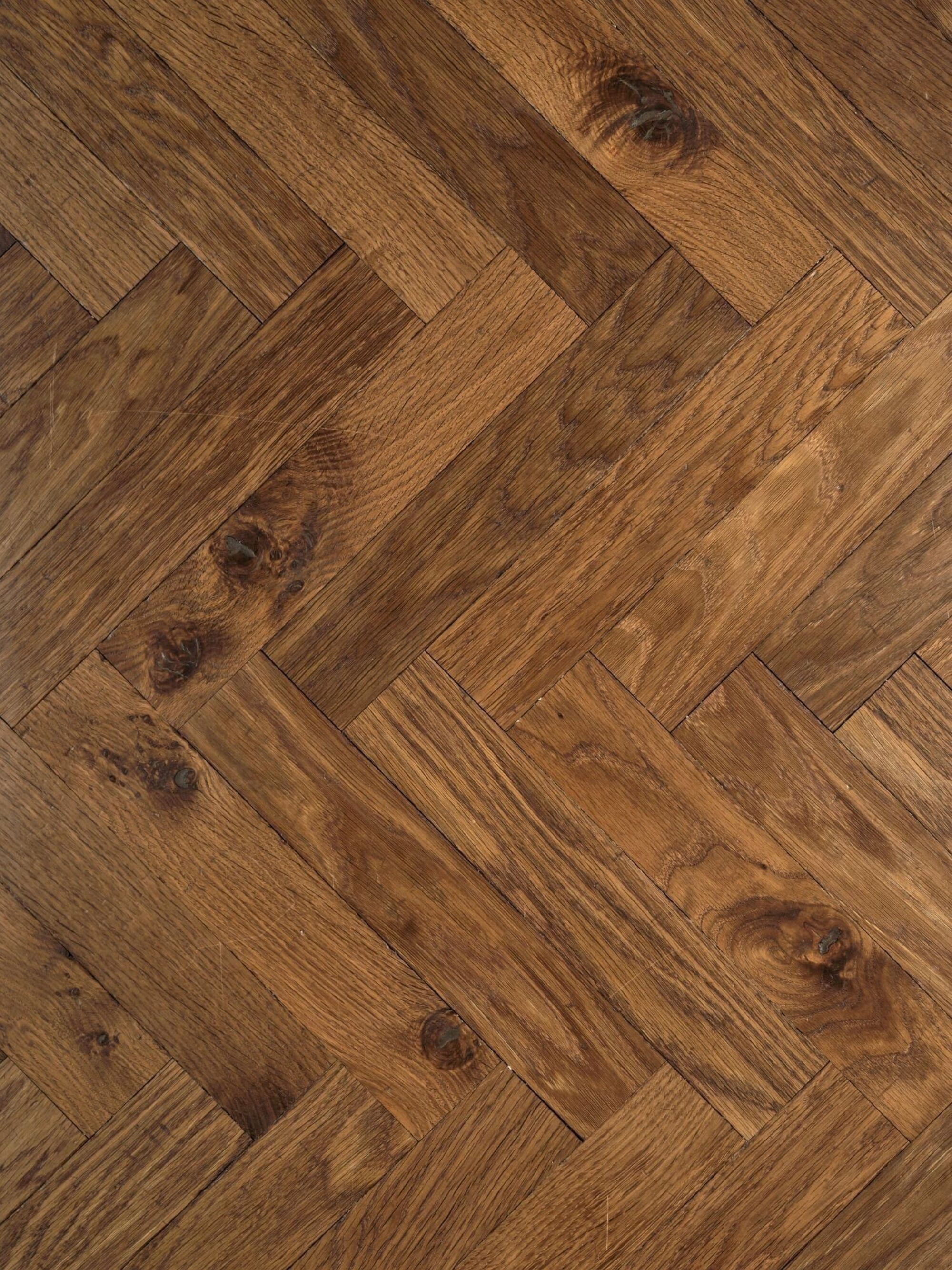dark brown landmark tatton oak herringbone parquet flooring