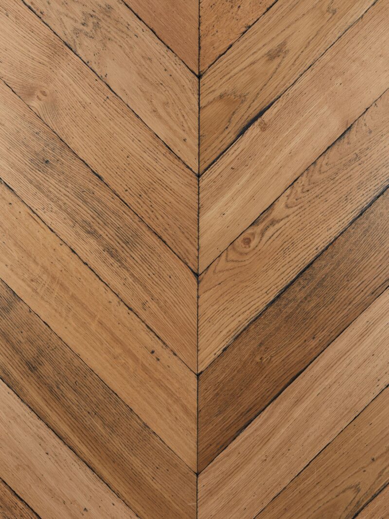abbey tintern distressed engineered oak flooring in a natural oak colour