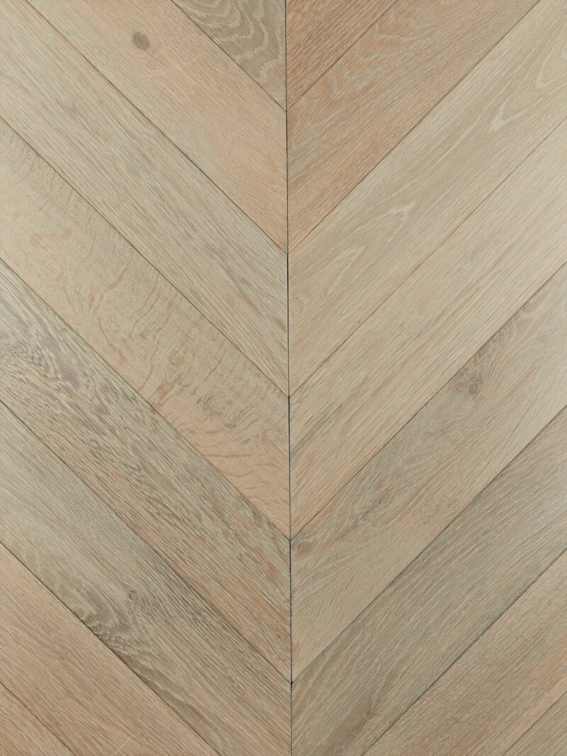 County Dorset chevron light oak engineered parquet flooring