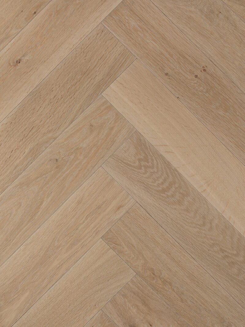 Light neutral oak Landmark Saltram herringbone parquet flooring