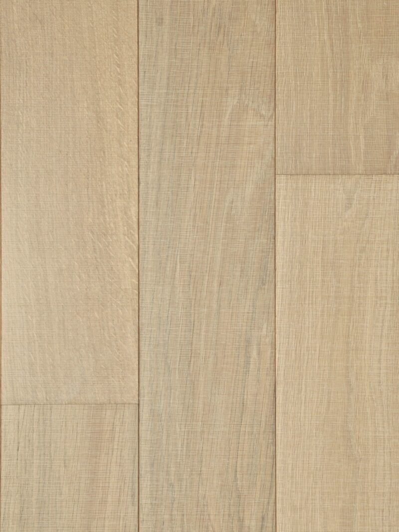 Light tate skye oak plank flooring with visible horizontal bandsaw marks