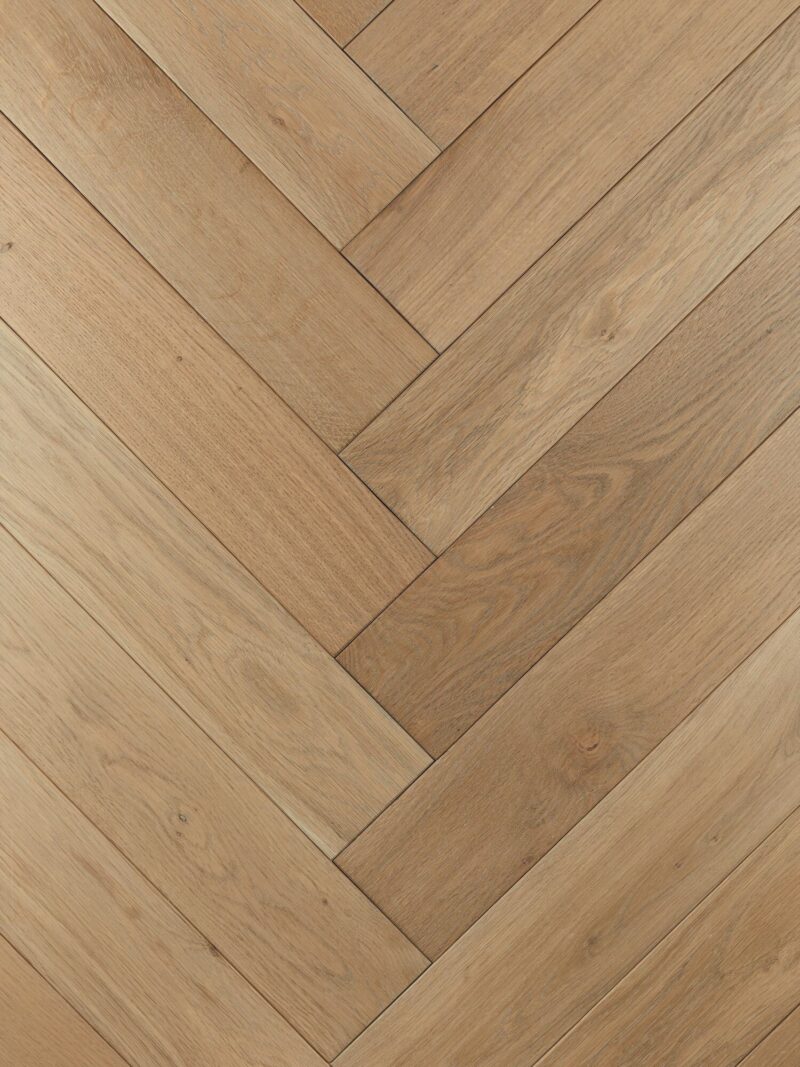 County Norfolk light oak herringbone flooring