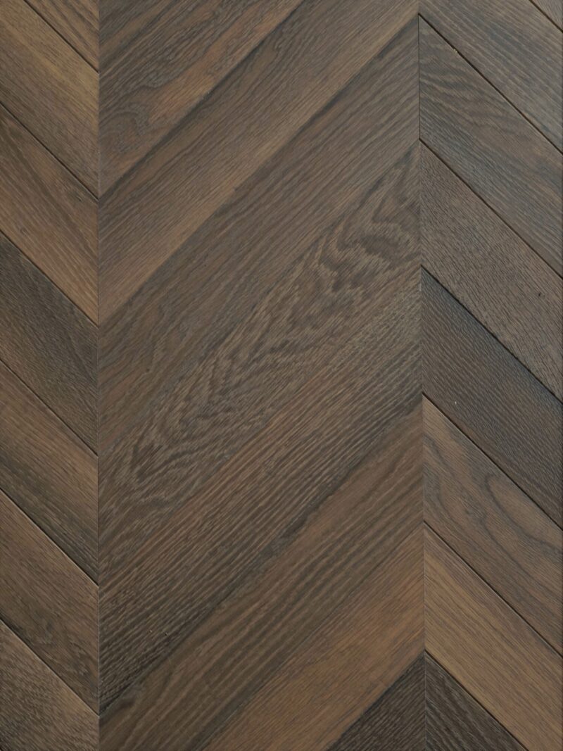 Engineered oak chevron flooring landmark scotney