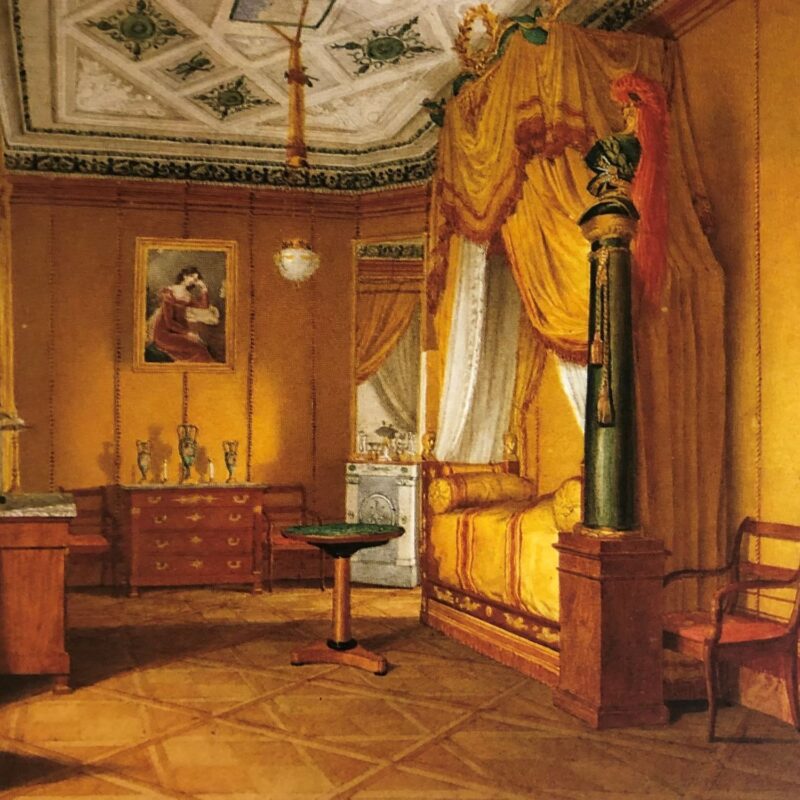 Journal snippet history of parquet flooring