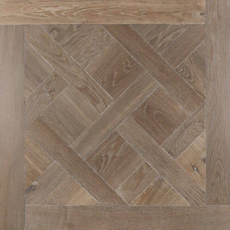 mid-toned neutral oak landmark tredegar Versailles panel parquet flooring