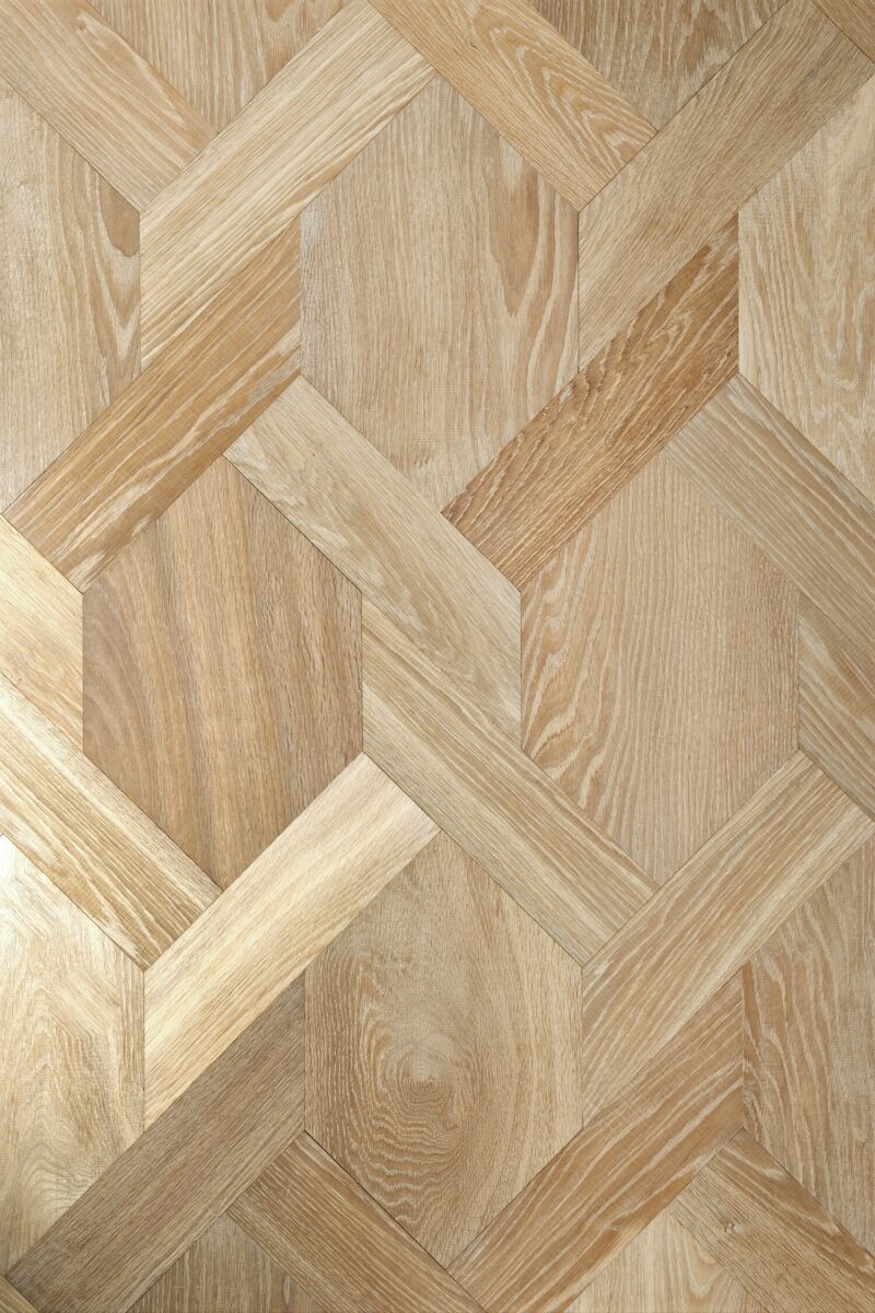 Oak landmark saltram engineered parquet flooring in mansion weave pattern