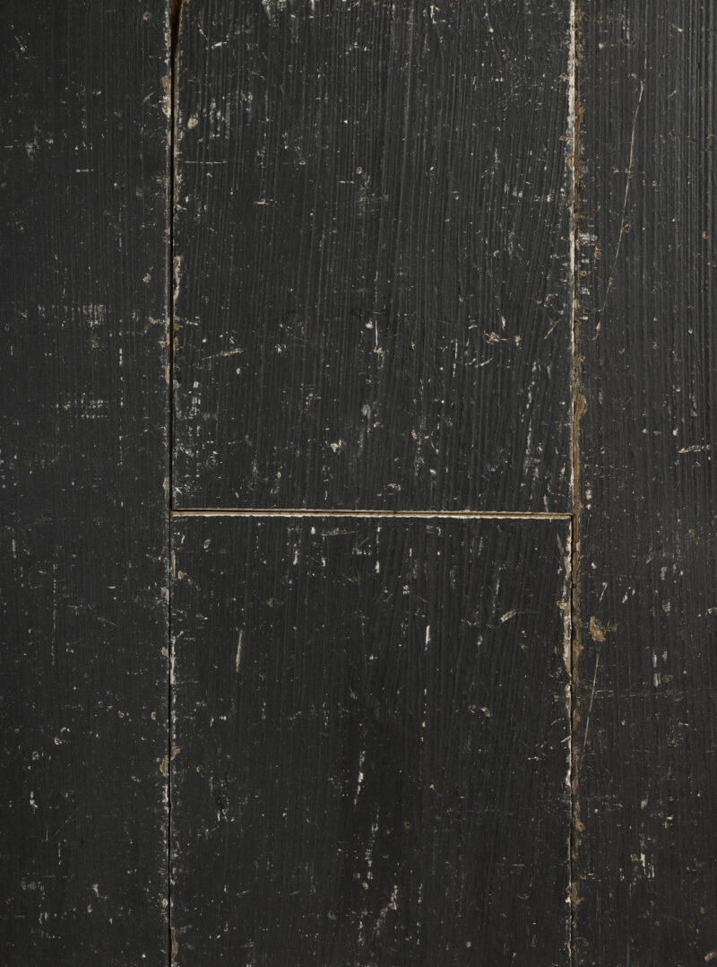 distressed shabby chic black oak flooring