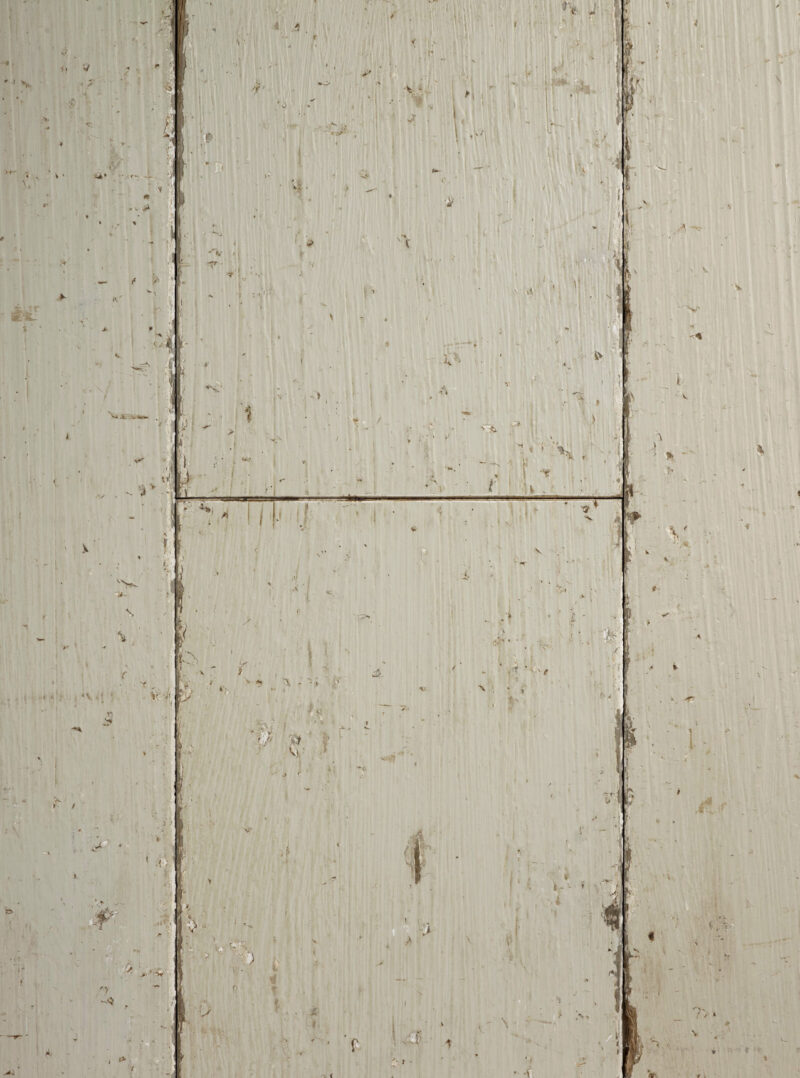 Oak shabby chic old white plank