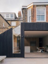 BUTE herringbone kitchen terrace view 1