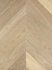 Light tate skye oak chevron parquet flooring with visible horizontal bandsaw markswidth=
