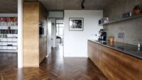 Oak Herringbone Derrymore Trellick Tower photo credit Elyse Kennedy The Modern House 2