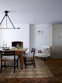 TATTON reclaimed herringbone diningroom