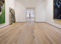 Oak landmark wakehurst plank in art gallery with central doorway